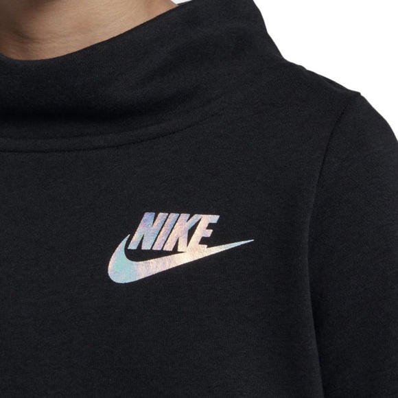 NIKE | Girls NSW Long Sleeve Fleece Crew - Picture 7 of 8